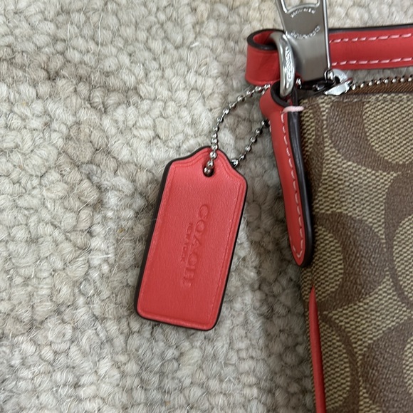 LIKE NEW BROWN MONOGRAM CROSSBODY BAG - Picture 4 of 7